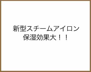 新型スチームアイロン